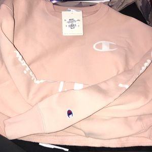 Cropped Crew Neck Champion Long Sleeve